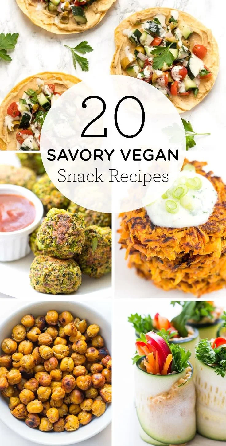 Savory vegan snack recipes for office and school by Simply Quinoa